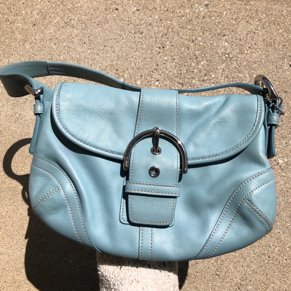 Blue Coach Purse